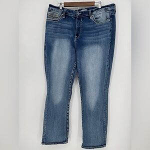 Vigoss Women's Slim Boot Cut Jeans Plus Size 22